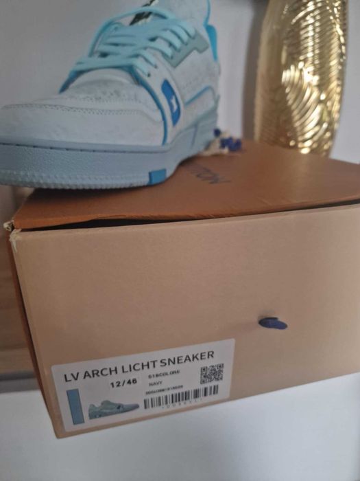 Buty Louis Vuitton by Tyler blue meskie, Sneakersy Size 46 -28,5 cm