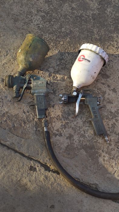 Пневматический пуливизатор краскопульт INTERTOOL СССР