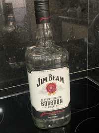 Garrafa vazia Kentucky Whiskey Jim Beam