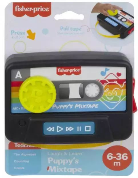 Fisher-Price. GXX31 Ucz się i śmiej! Retro kaseta. Fisher Price