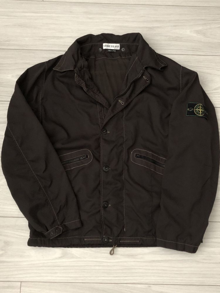 Stone Island poly canvas flight jacket ss’03