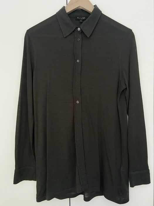 Bluzka damska typu koszulowa - Massimo Dutti