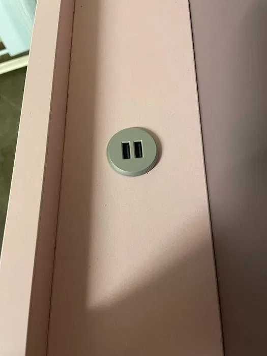 Cabeceira de cama para menina/rapariga - roxo e rosa