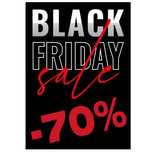 plakat black friday, plakat sale, plakat wyprzedaż, plakat promocja