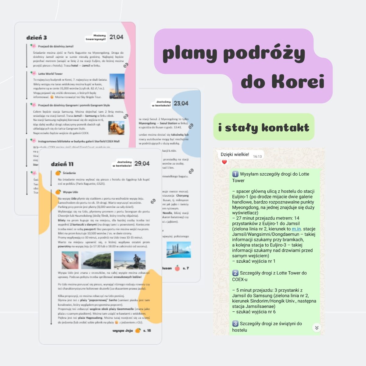 Koreański z Beatą 선생님 – zajęcia, lekcje, korepetycje, plany podróży