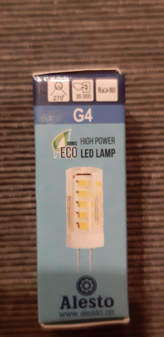 G 4 ---12V---DC---6500 K---2 W---180 LM---4szt---wysylka gratis