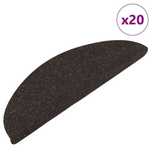 Vidaxl Maty Na Schody Samoprzylepne 20 Szt. Czarne 56X17X3 Cm