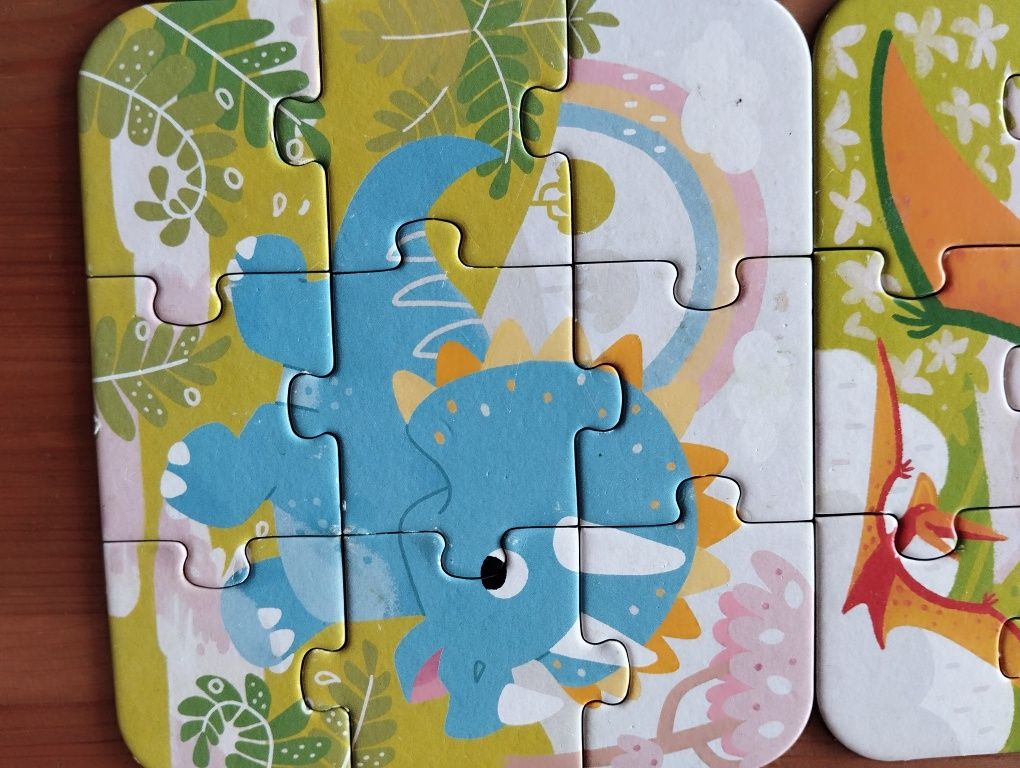 Puzzle czuczu dinozaury