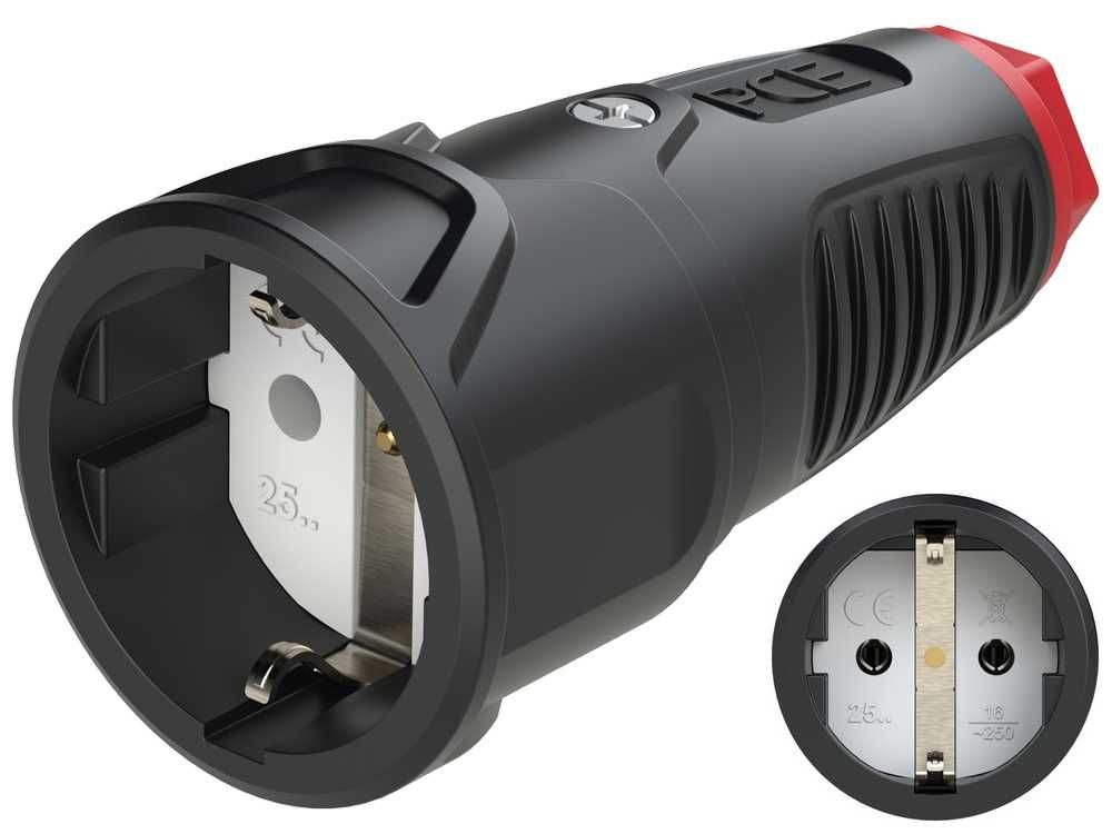 PCE 2510-sr Gniazdo jednofazowe 16A/250V 3P TAURUS2 kablowe IP20