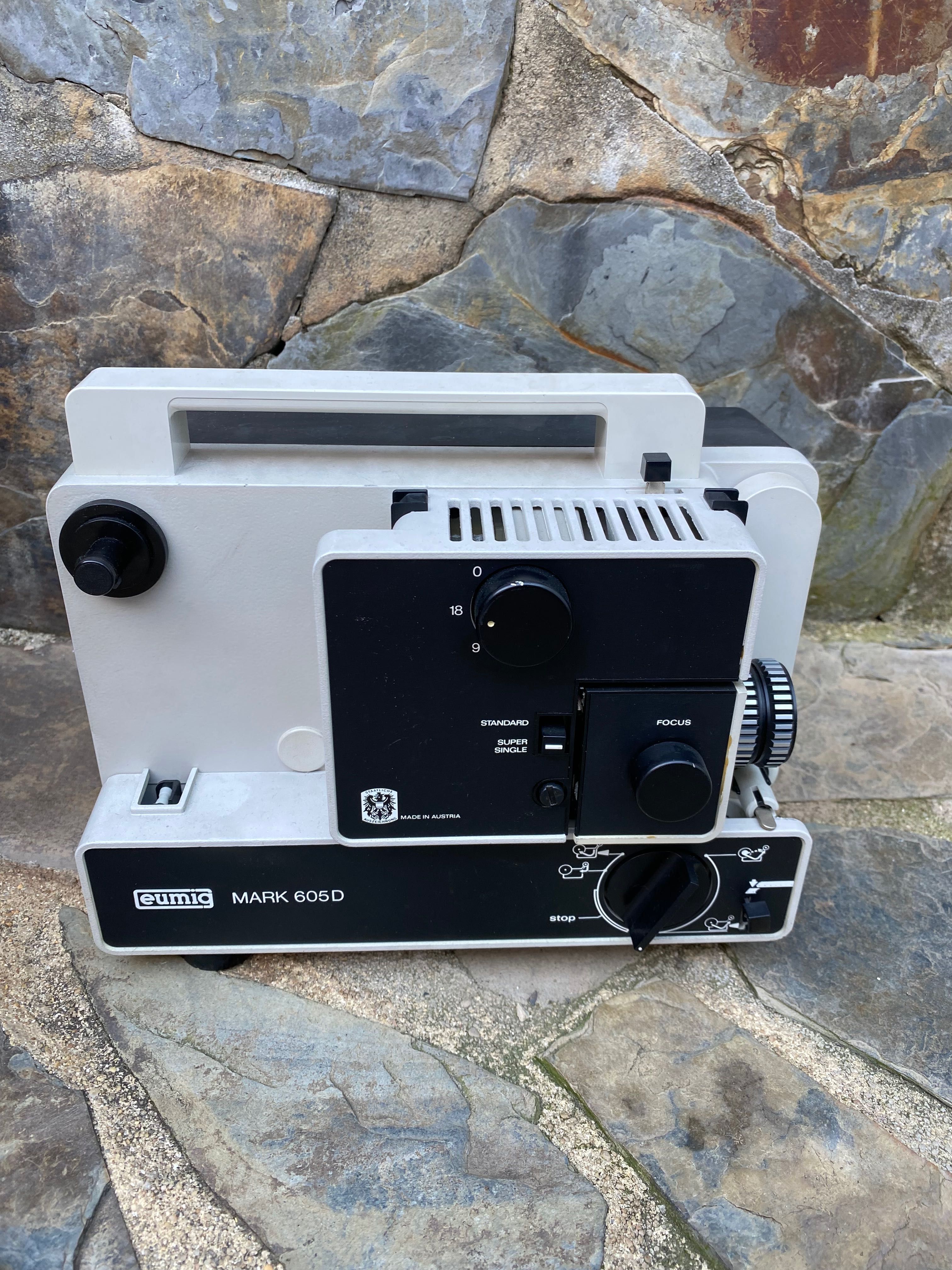 Máquina filmes Eumig Mark 605D Anos 70 Funciona