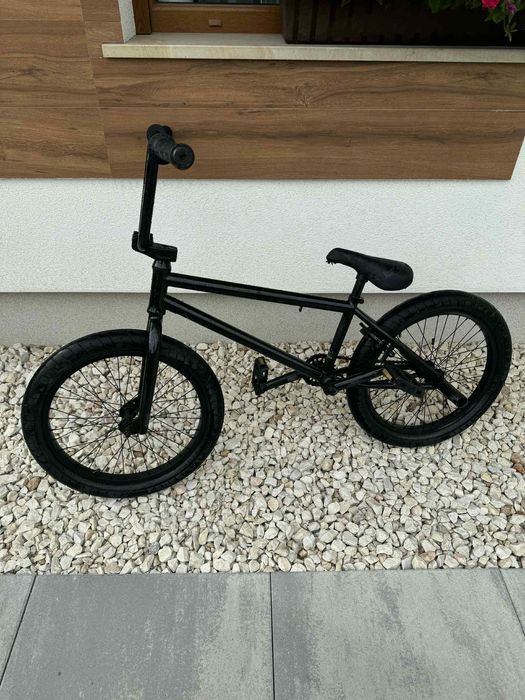 Czarny Rower Młodzieżowy Bmx Blank Wyczynowy Do Skakania 20