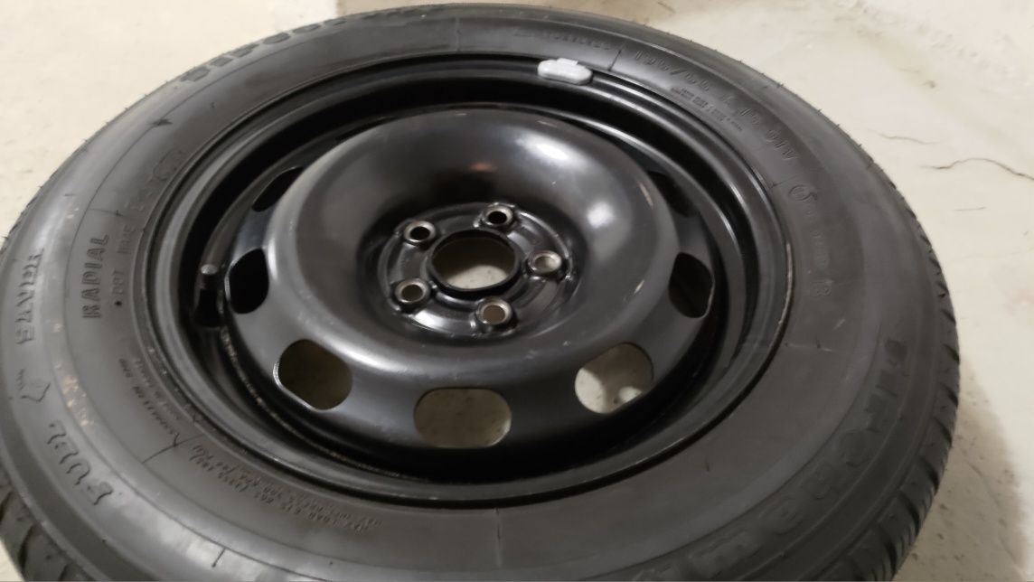 Felga stalowa 15" szerokość 6cali 6Jx15H2 ET38 5x100 195/65 R15 91V fi