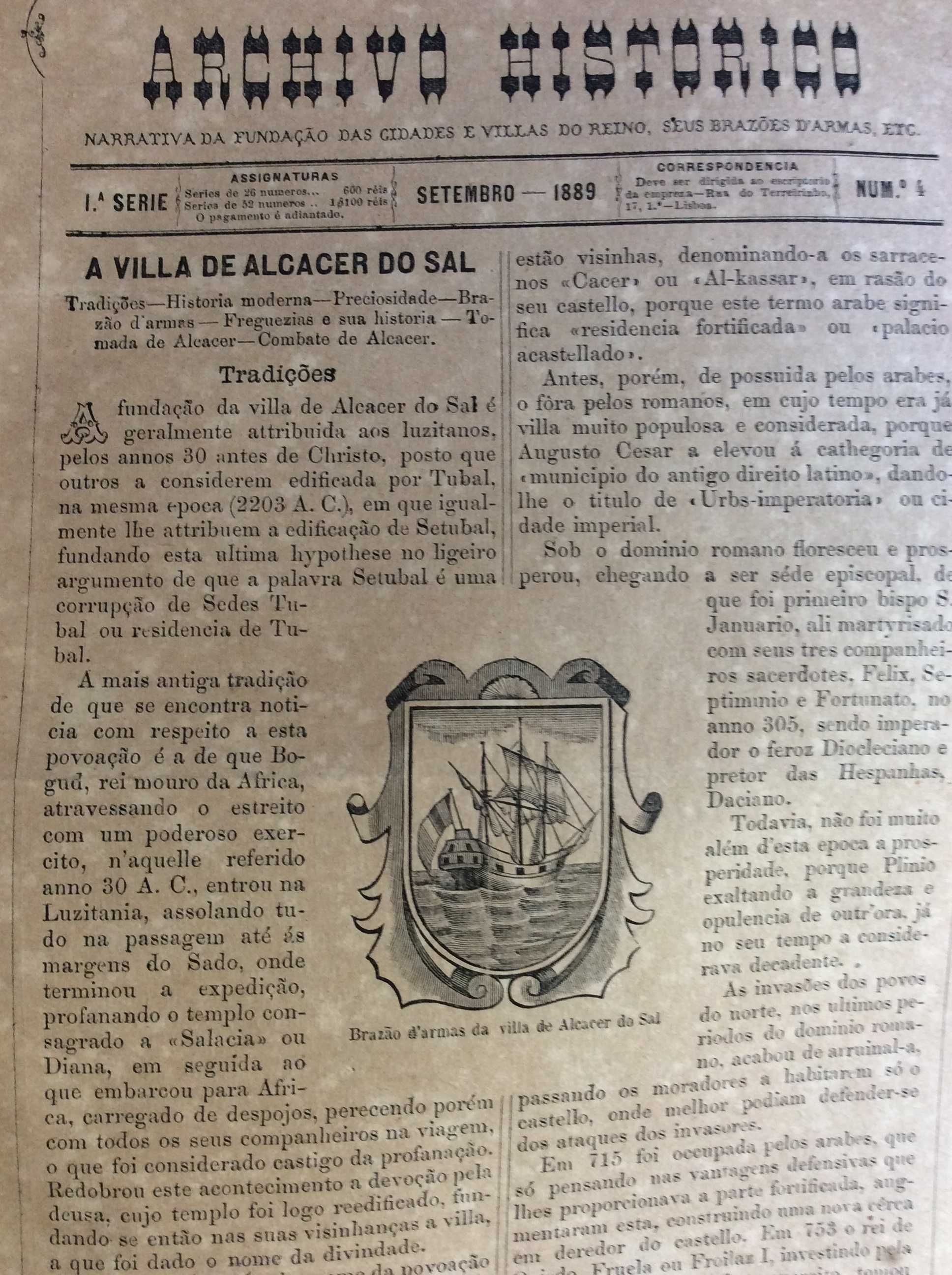 Um pouco de história antiga, de algumas localidades portuguesas