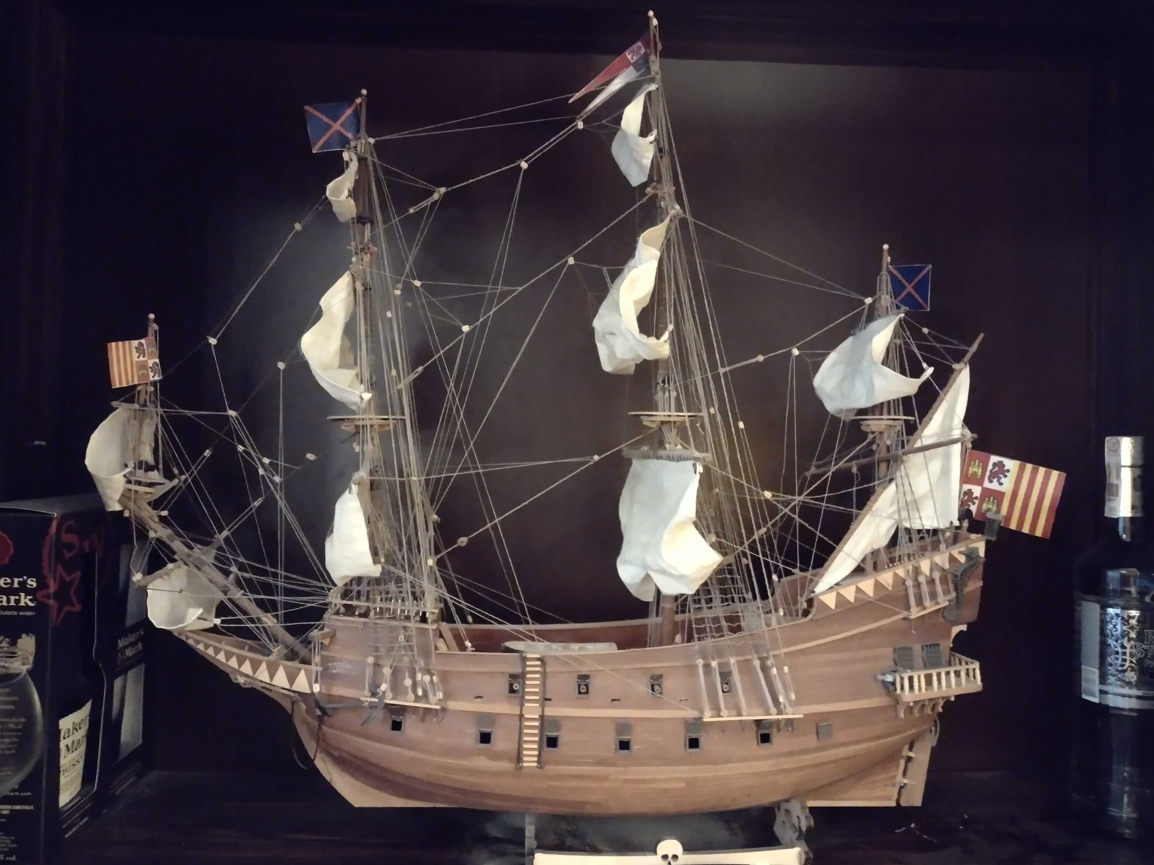 galeon, model, St. John Baptist