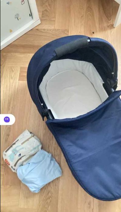 Gondola Cybex Melio granatowa + materacyk + 2 przescieradla