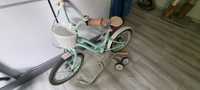 Rower dziecięcy SUN BABY Heart Bike 16 cali dla dziewczynki Miętowy