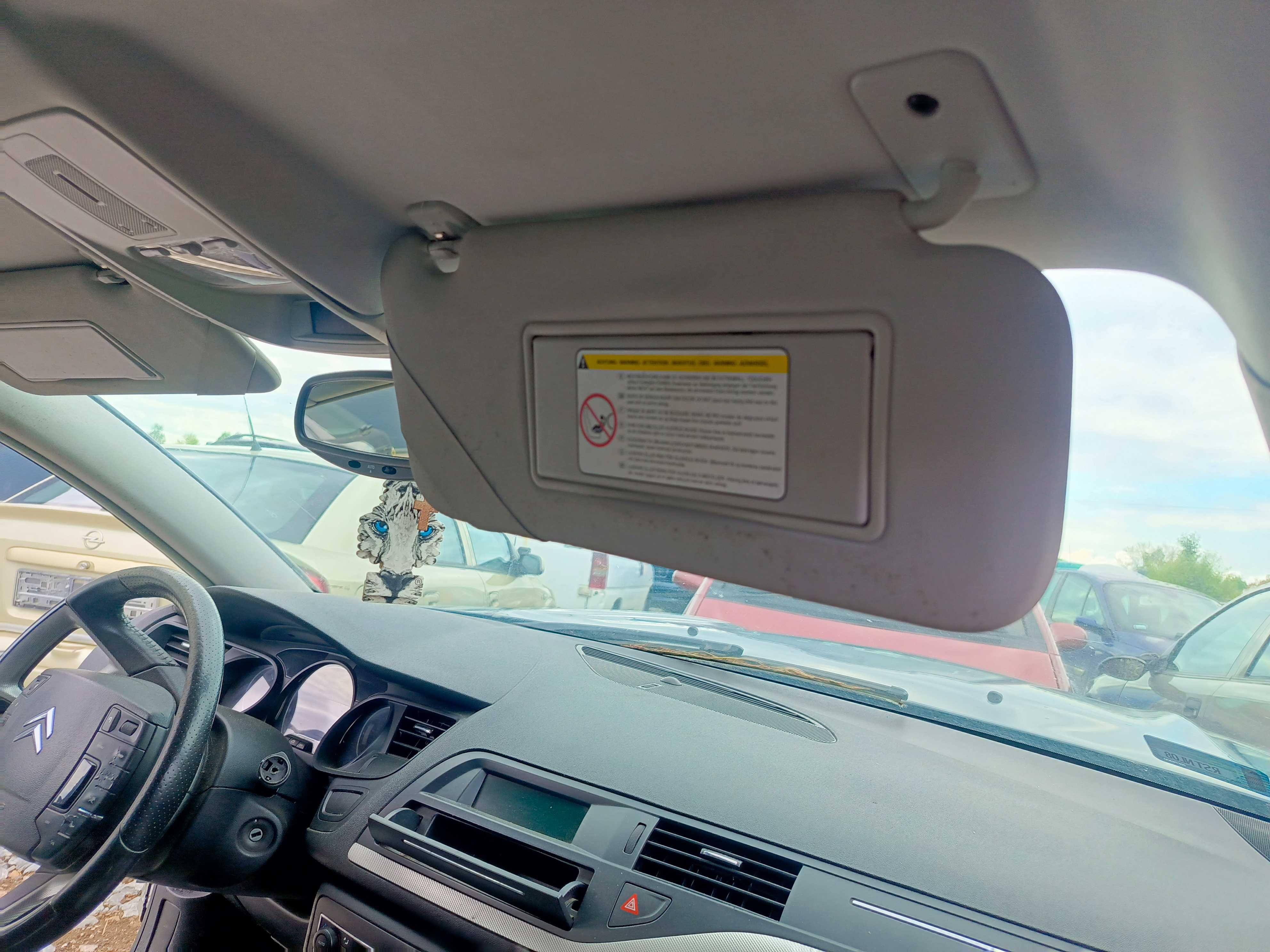 Citroen C5 III Daszek Osłona Przeciwsłoneczna Pasażera Prawa