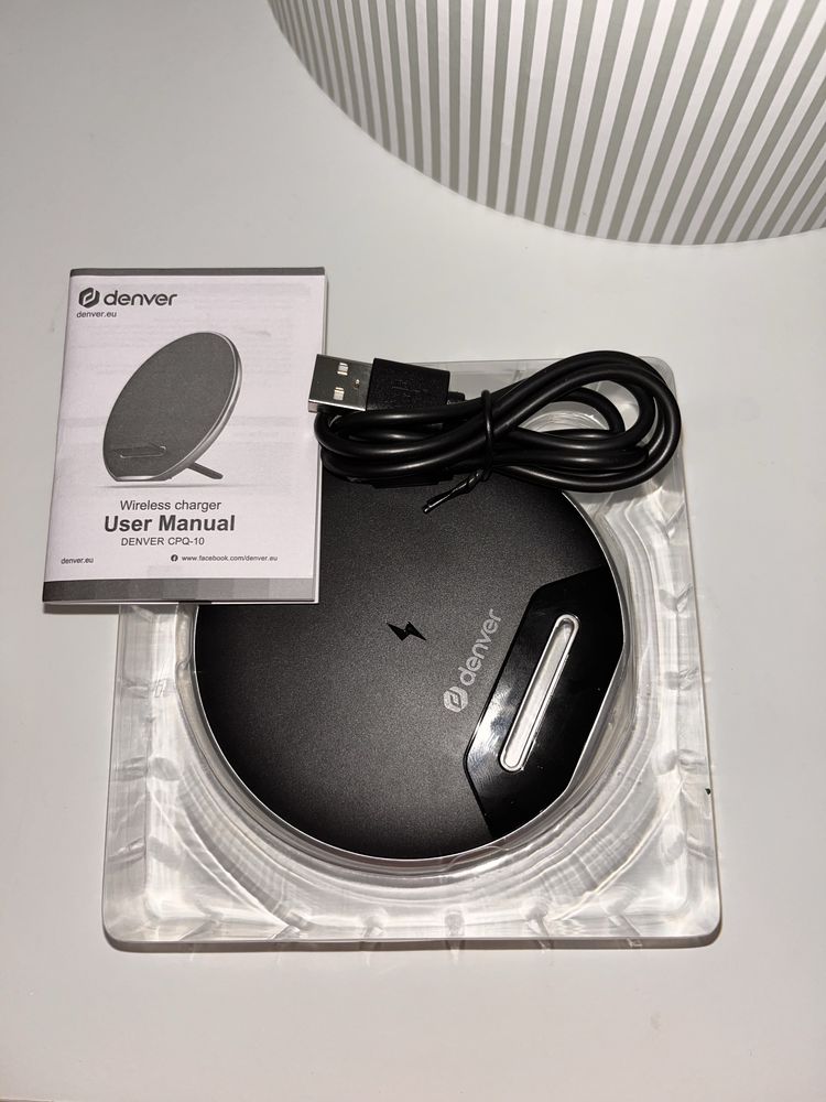 Plataforma de carregamento sem fios com suporte. (NOVO)
