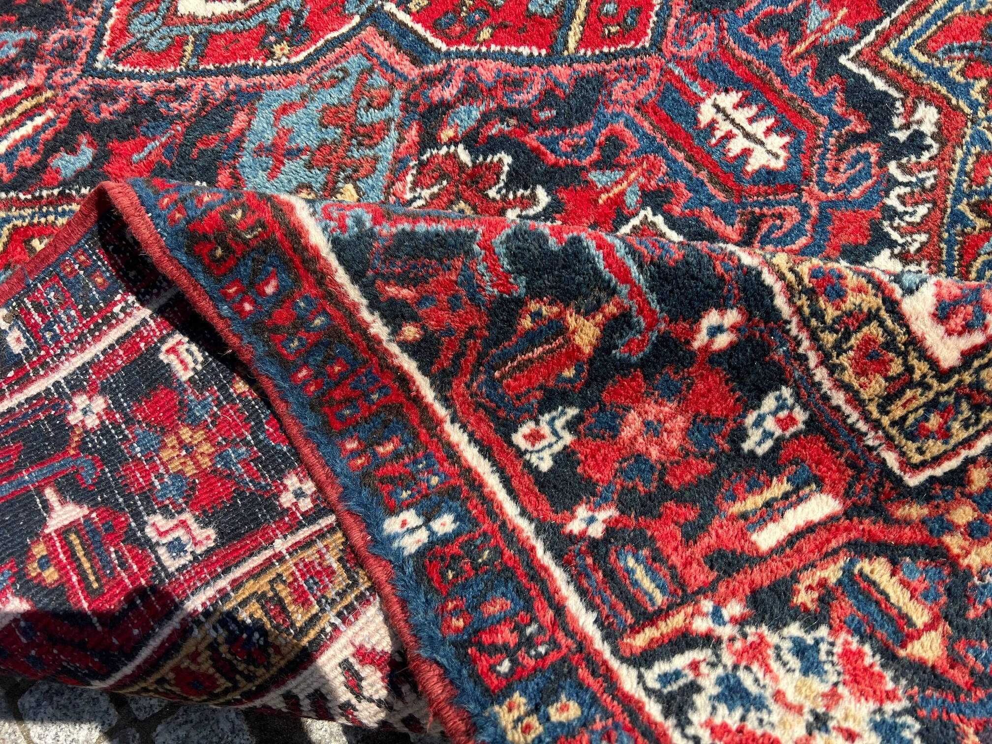 Rasowy ręcznie tkany dywan perski Iran Heriz 290x190 sklep 28 tys