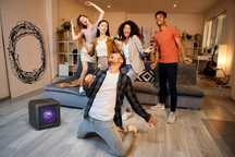 NOWE Głośniki Bluetooth przenośny Philips na imprezy karaoke 3szt Gita