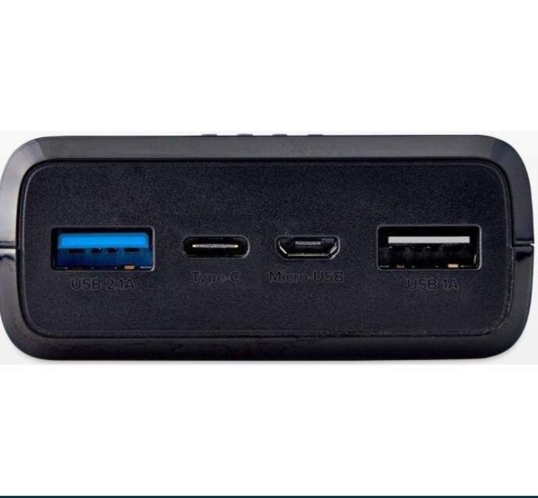 Повербанк Powerbank SBS 2USB+Type-C 10W 20000mAh Black