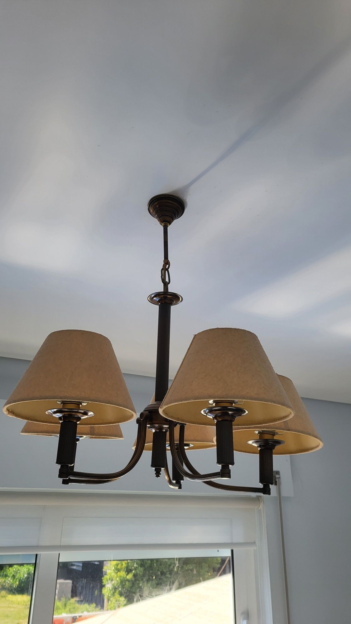 Candeeiro com 5 lampadas