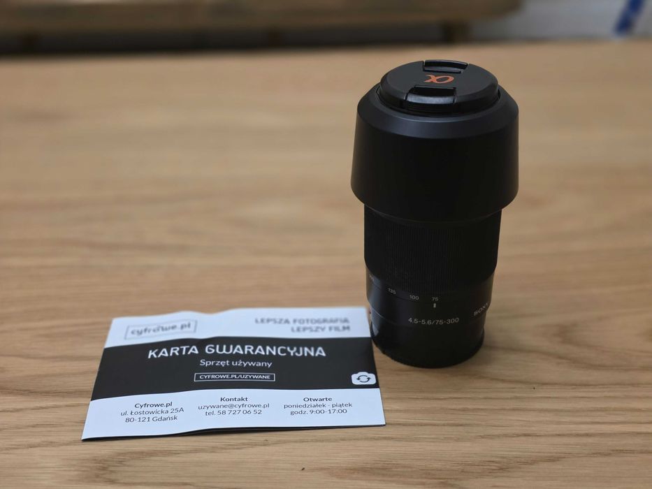 Obiektyw Sony 75-300 mm F4.5-5.6 MACRO Sony A gwarancja 04.2026