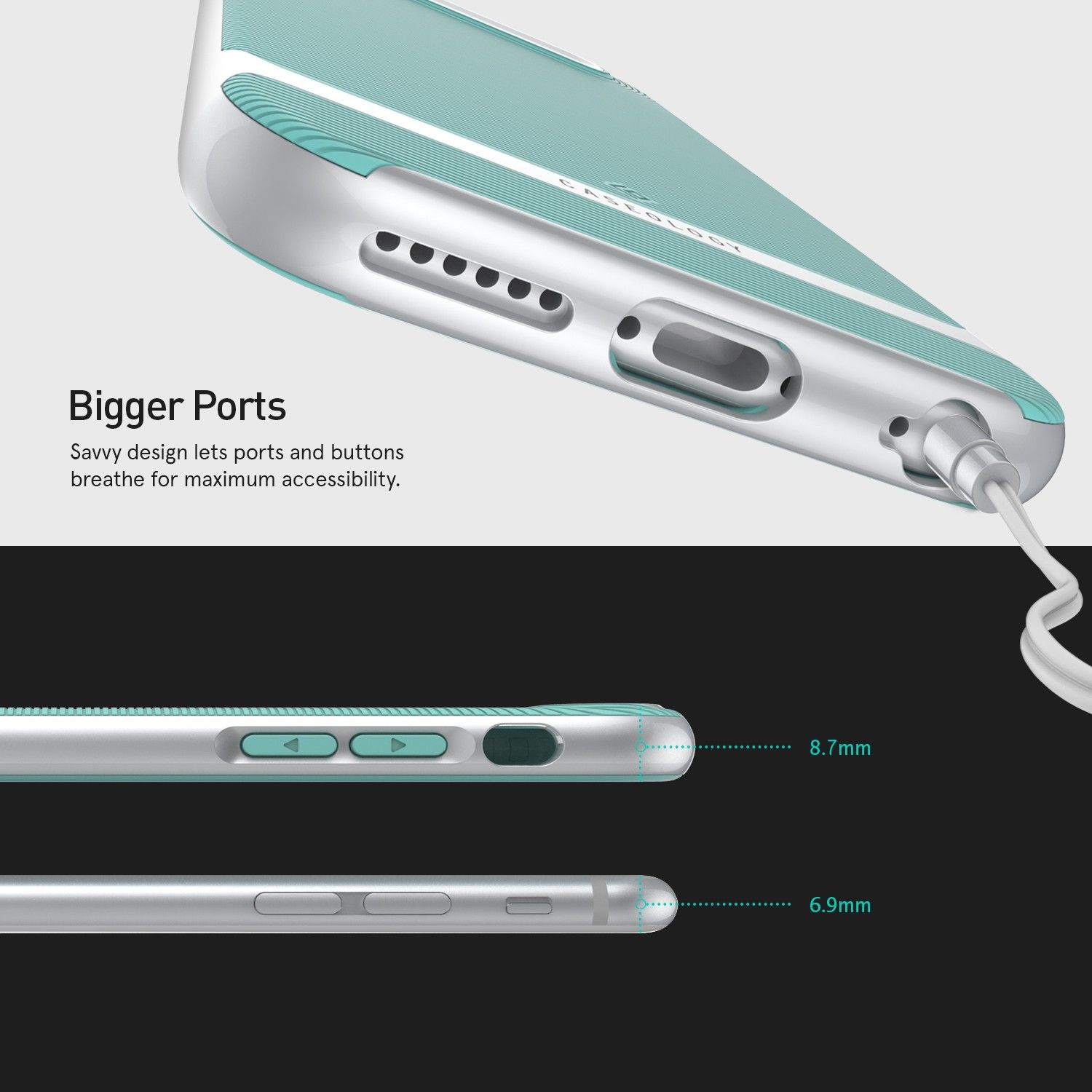 Etui Caseology do iPhone 6 Plus 6s Plus Wavelenght Turquoise Mint