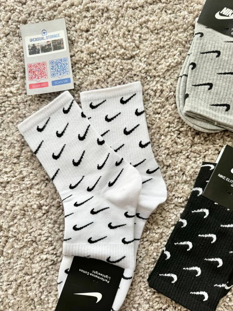 Носки Nike Swoosh (монограммные найк носки)