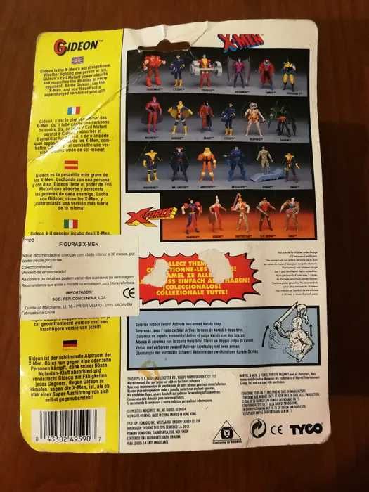Transformers Cosmos e Marvel X-Men Gideon X-Force figuras caixa