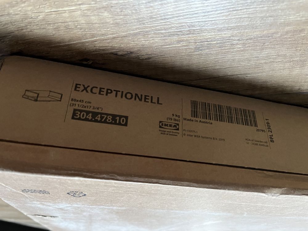 NOWA zapakowana szuflada IKEA EXCEPTIONELL 80x45cm