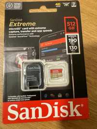 Cartao memoria microsd Sandisk Extreme 512gb