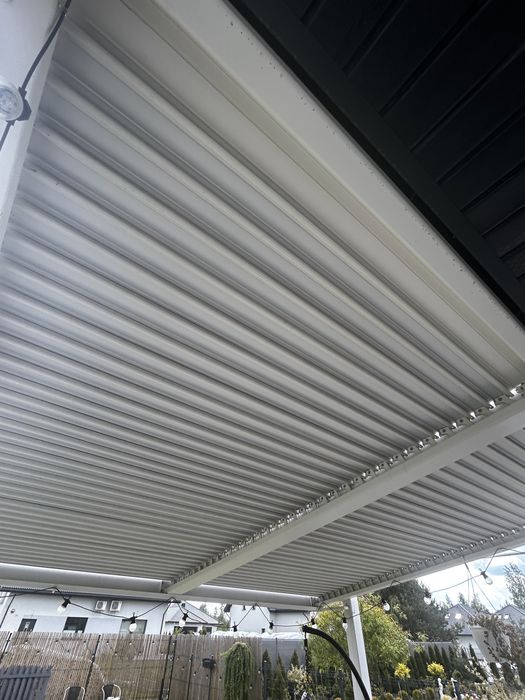 Pergola - zadaszenie tarasu żaluzjowe