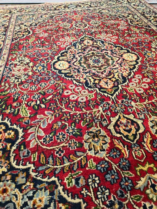 Tabriz - Rękodzieło - Perski dywan - Wełniany  ręcznie tkany 140 x 190