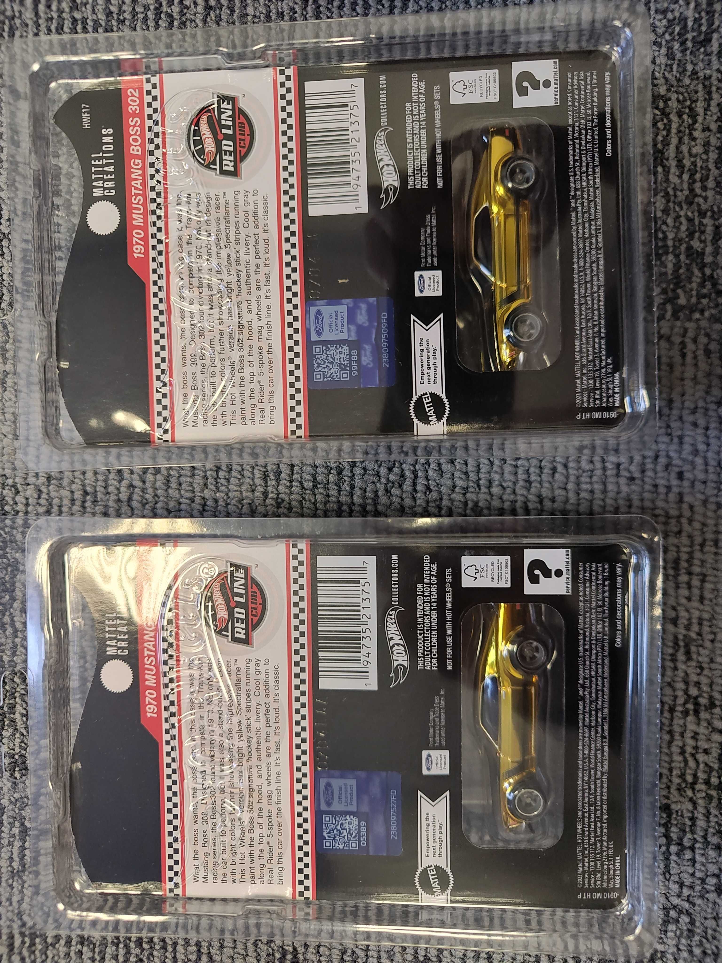 Hot Wheels rlc 1970 Mustang Boss sprzedaż lub zamiana