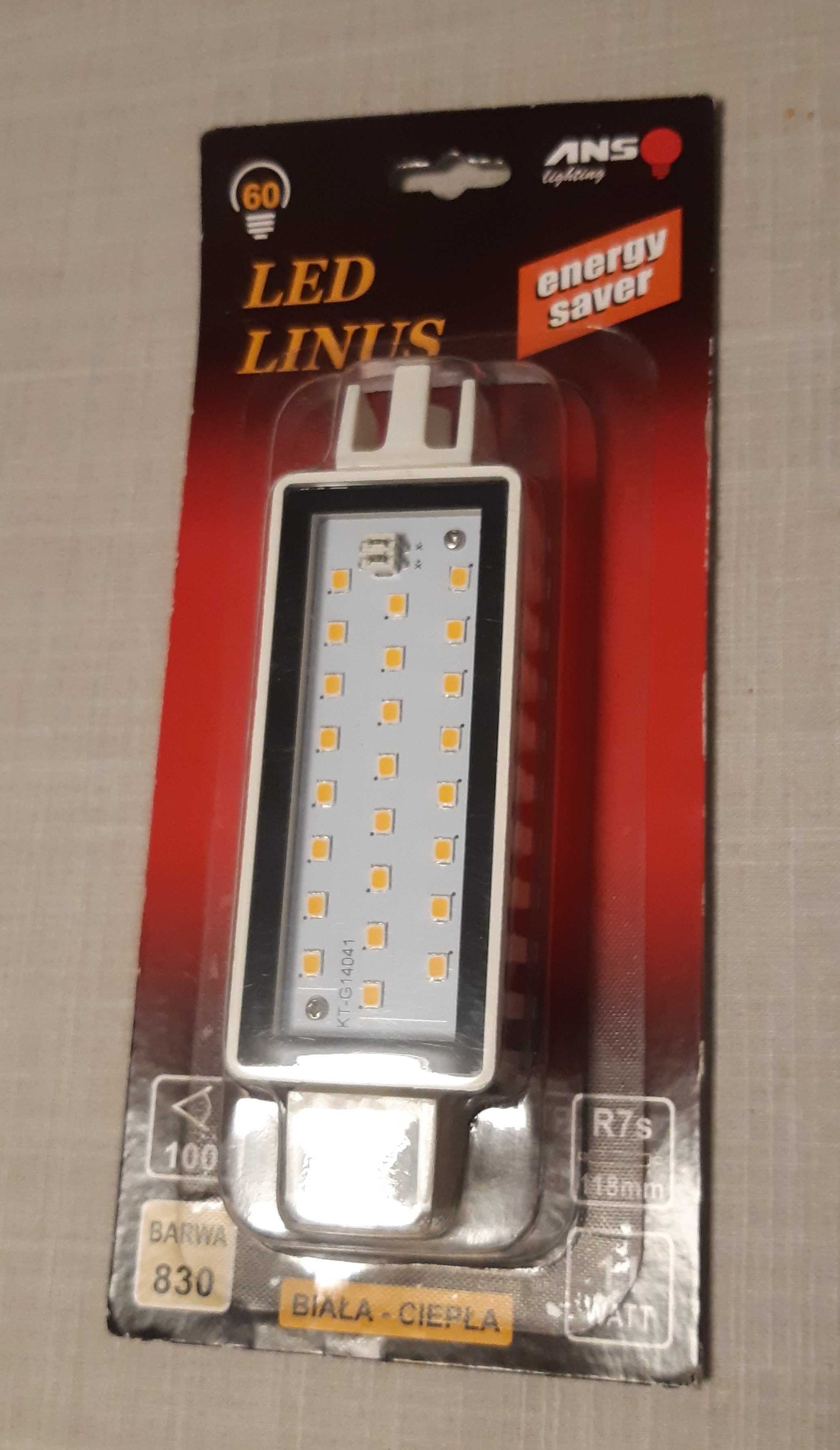 żarówka LED R7s 118 mm 11W, biała, ciepła, "palnik"