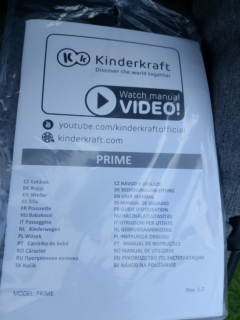 Wózek 2w1  Kindercraft Prime