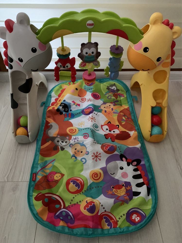 музыкальный развивающий центр Fisher-Price с ковриком