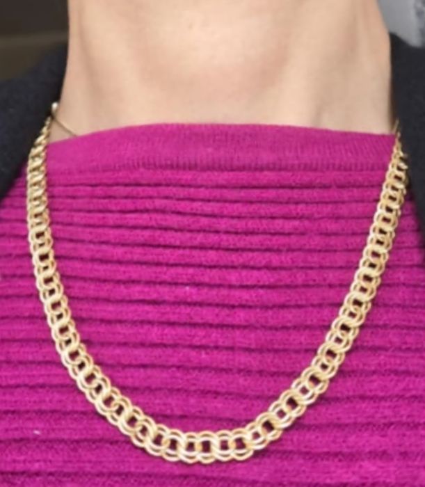 Zloty łańcuszek 585 galibardi