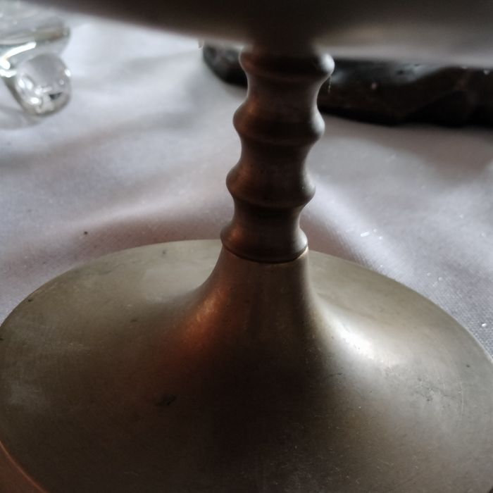 Mosiężna patera średnica 24 cm