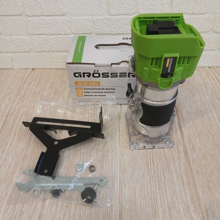 Акумуляторний фрезер grosser gcr680