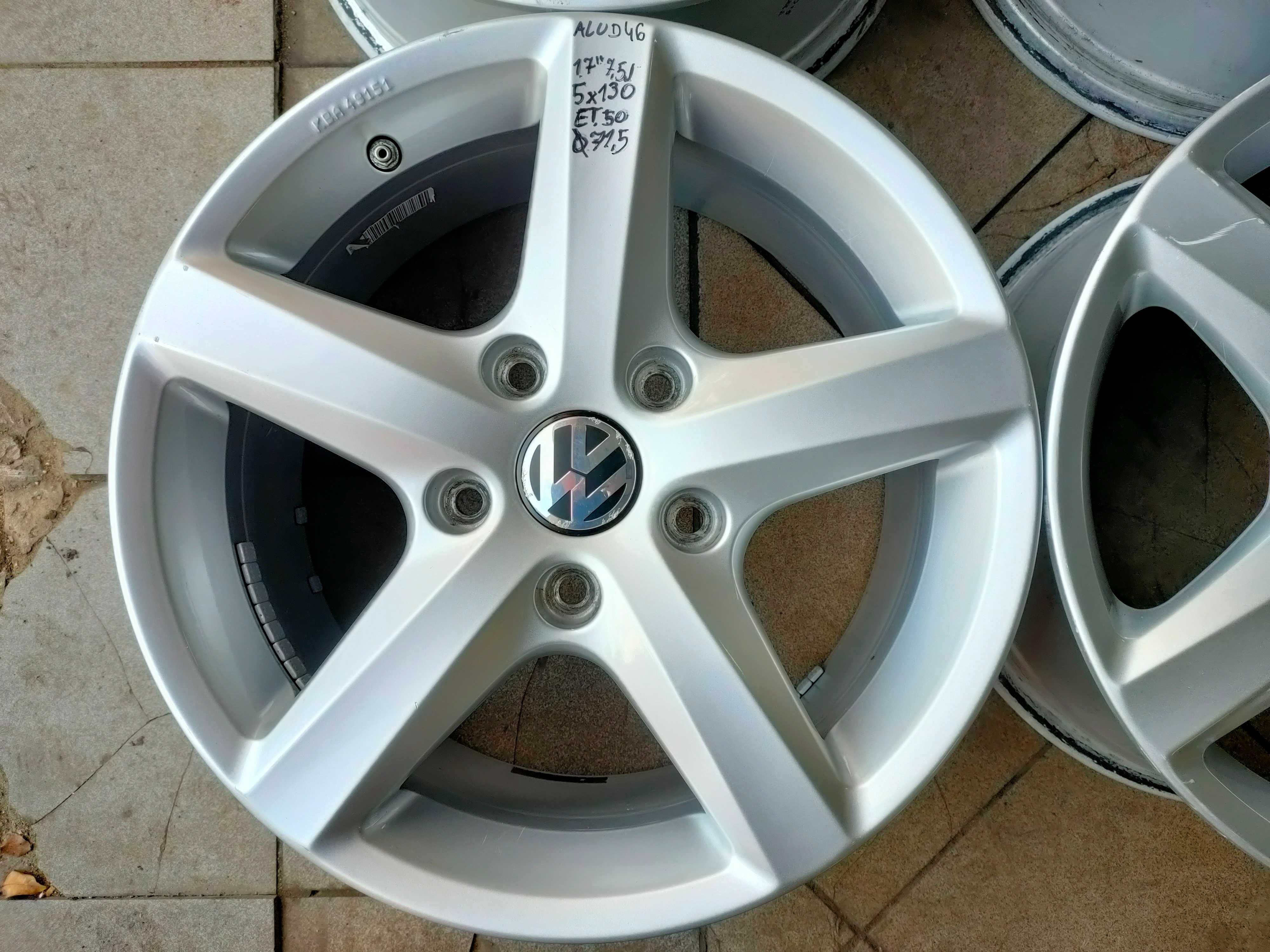 Felgi aluminiowe Volkswagen Touareg 5x130 7,5J17 ET50 fi72,5  D46