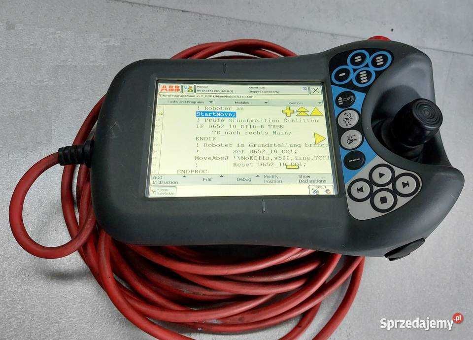 ABB IRC5 Teach Pendant Panel operatora DSQC679 3HAC028357
