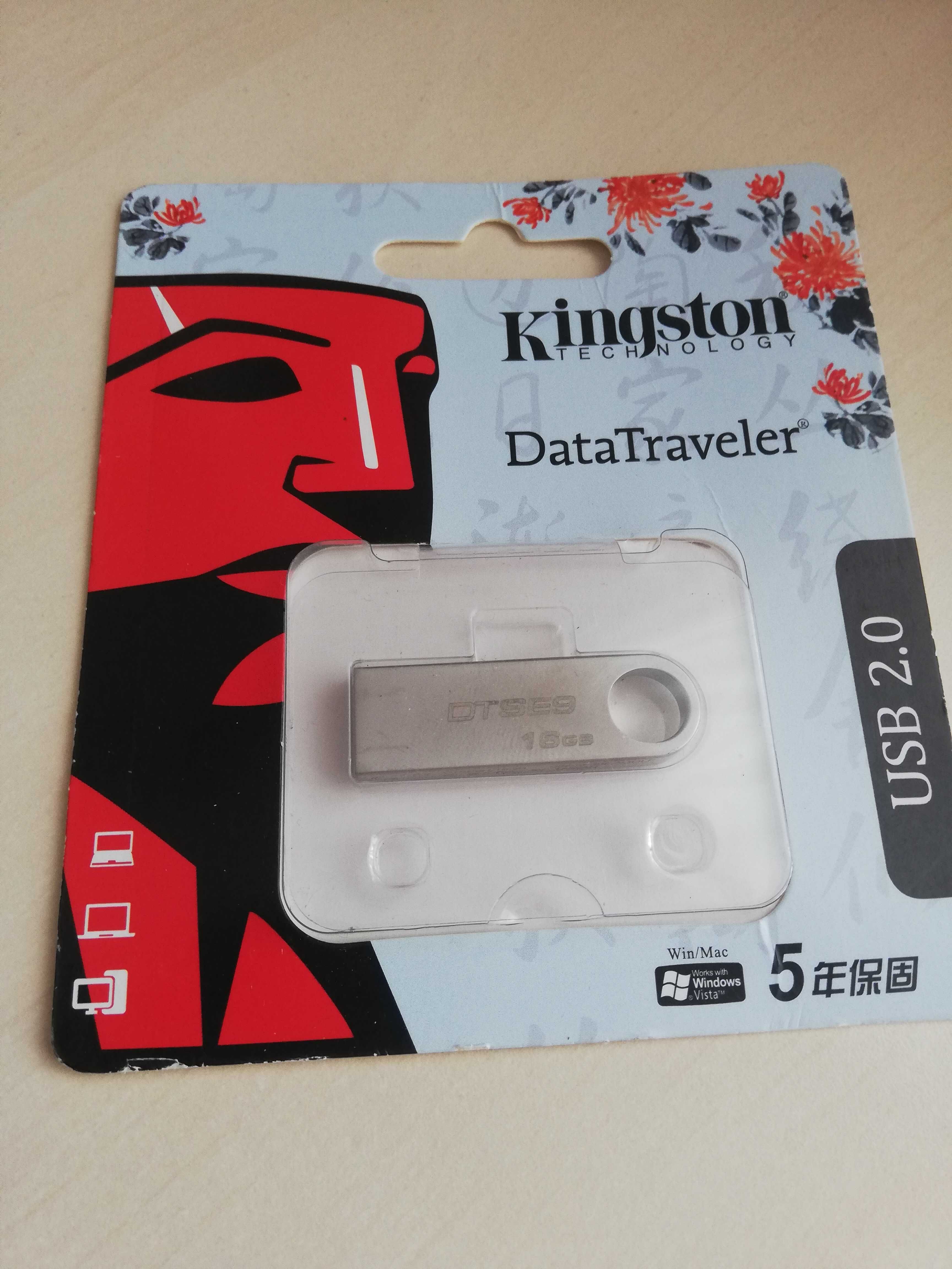 USB флеш-накопичувач Kingston DataTraveler 16Gb