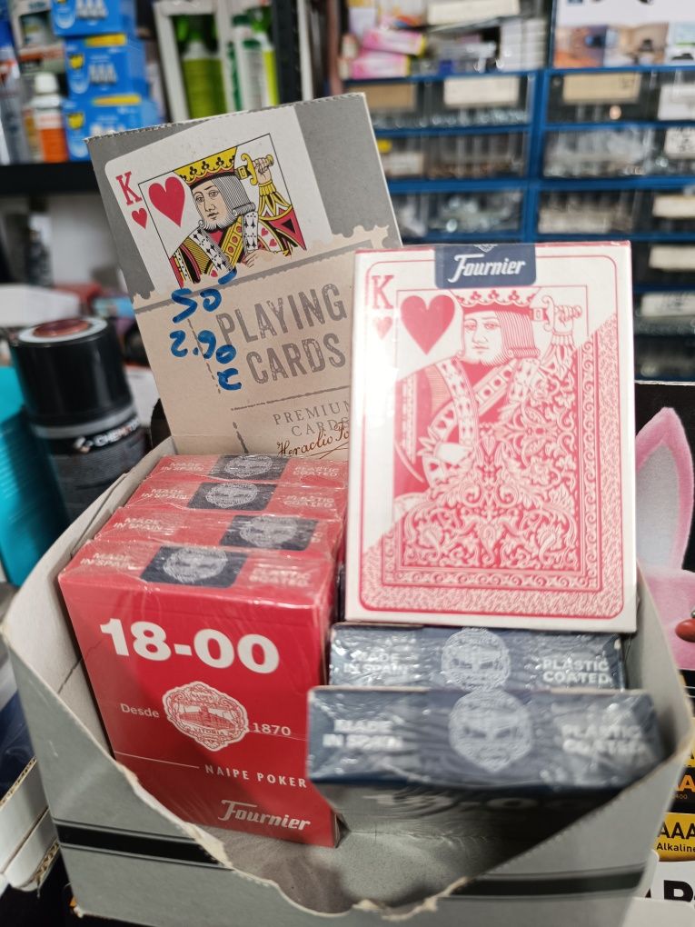 Cartas de café e poker Fournier
