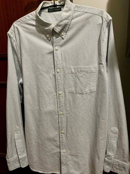 Camisa riscas lisa para homem