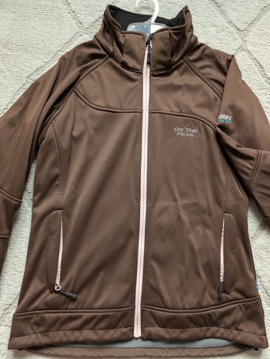Damska kurtka XL Softshell bez kaptura on the peak system aquatex