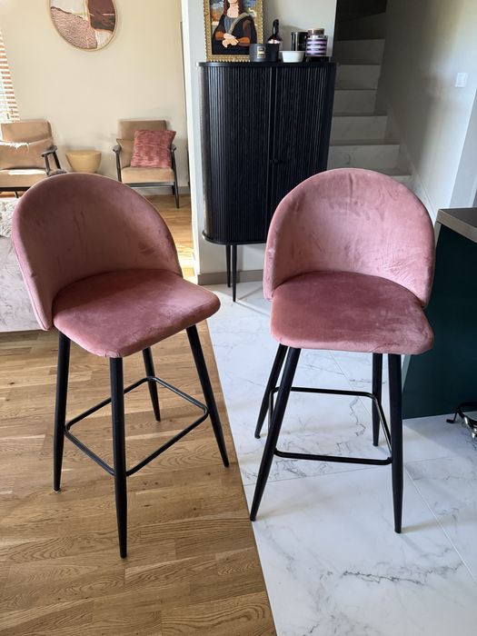 Krzesła / Hokery komplet jak nowe