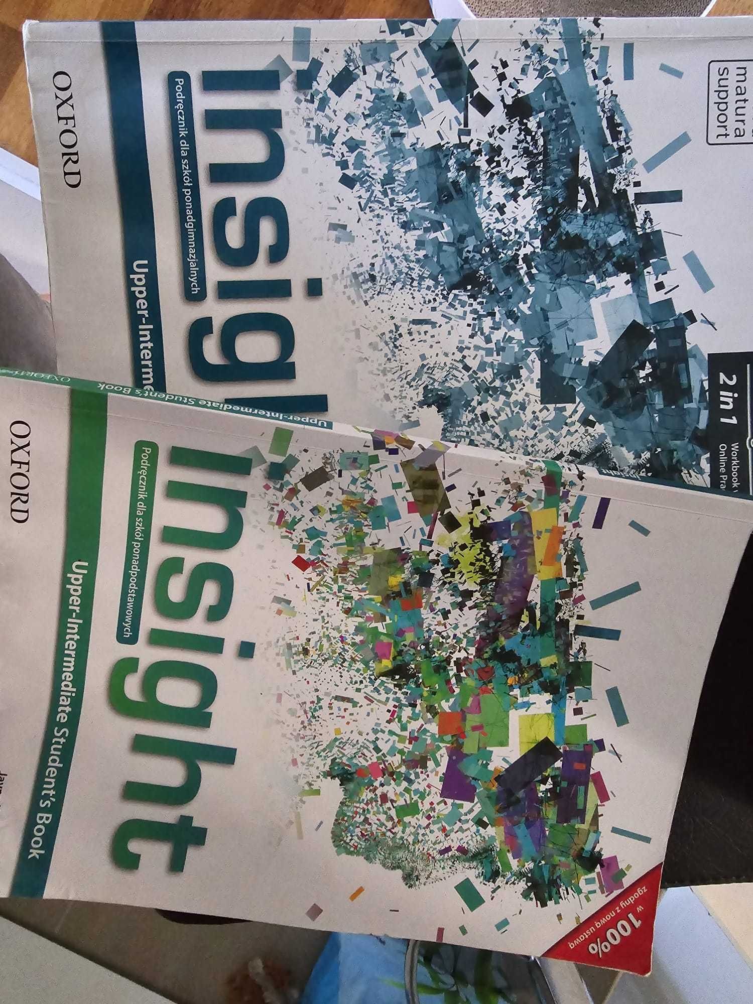 Insight upper-intermediate książka + ćwiczenia ODDAM GRATIS