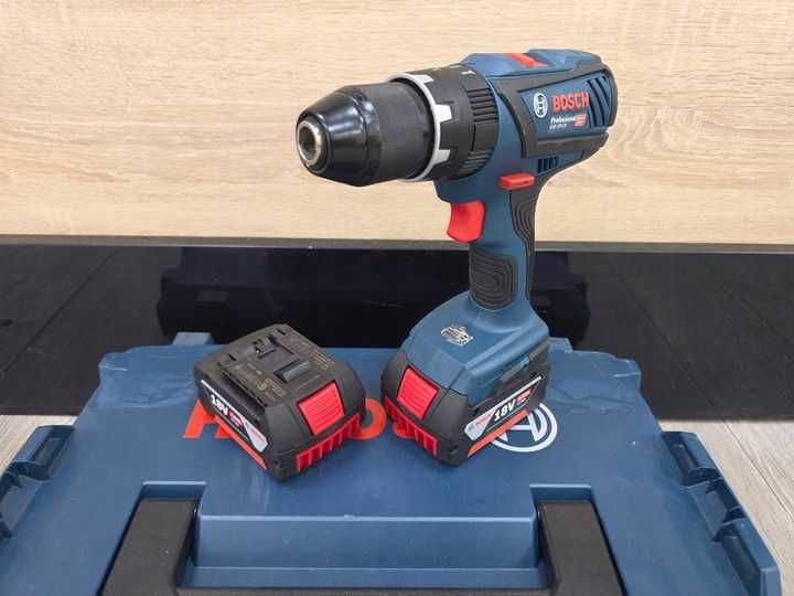 Wkrętarka udarowa BOSCH GSB 18V-28 2x4.0Ah L-BOXX. STAN FABRYCZNY